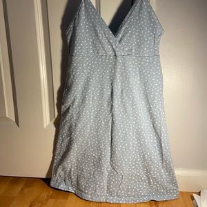 light blue floral dress from john galt (brandy melville)